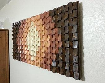 Hiasan Dinding Relief Kayu Geometris thumbnail 0